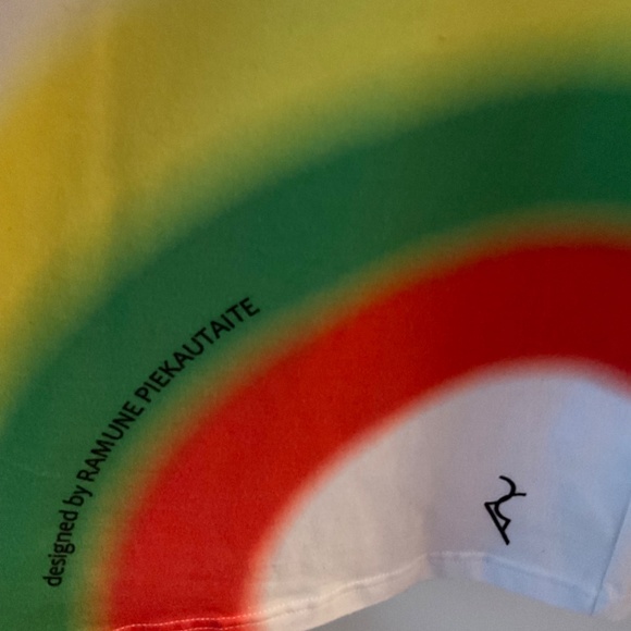 Audimas short sleeve white Lithuania tshirt L large - Picture 4 of 5